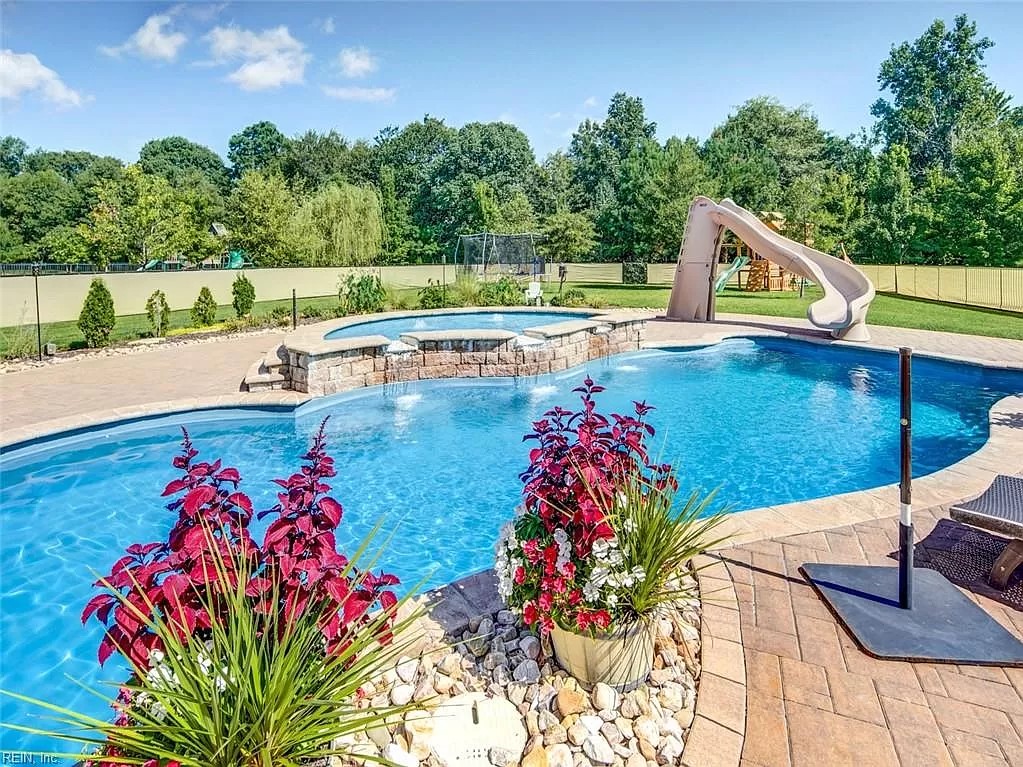 A saltwater pool is your key to backyard happiness.